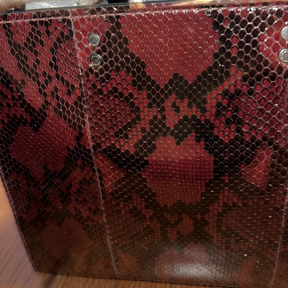 Rogue Bag In Snakeskin, Red, NWT - Picture 3 of 15